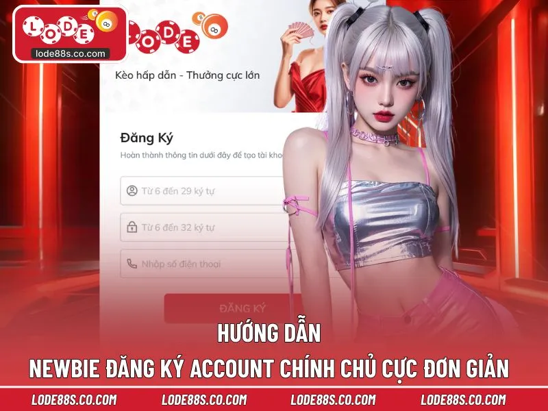 Hướng dẫn newbie đăng ký account chính chủ cực đơn giản